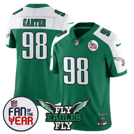 Custom Philadelphia Eagles "Fan Of The Year" Jersey - All Stitched