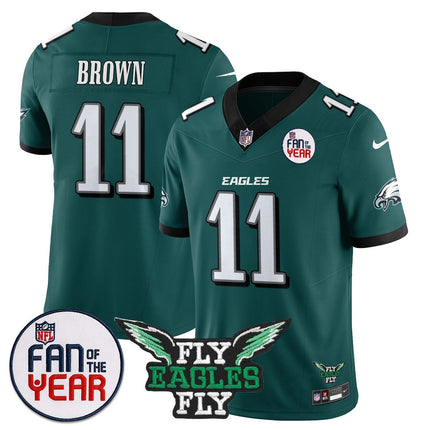 Custom Philadelphia Eagles "Fan Of The Year" Jersey - All Stitched