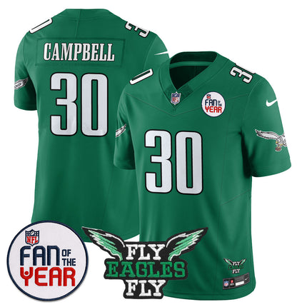 Custom Philadelphia Eagles "Fan Of The Year" Jersey - All Stitched
