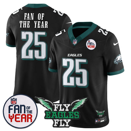 Custom Philadelphia Eagles "Fan Of The Year" Jersey - All Stitched