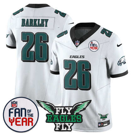 Custom Philadelphia Eagles "Fan Of The Year" Jersey - All Stitched