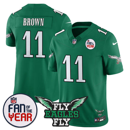 Custom Philadelphia Eagles "Fan Of The Year" Jersey - All Stitched