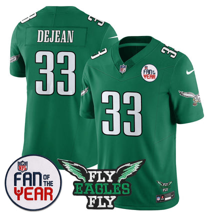 Custom Philadelphia Eagles "Fan Of The Year" Jersey - All Stitched