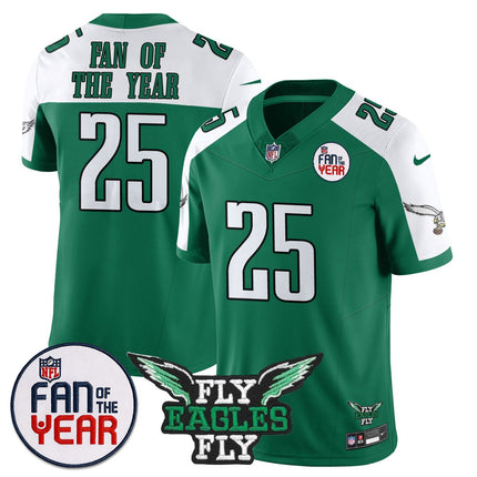 Custom Philadelphia Eagles "Fan Of The Year" Jersey - All Stitched