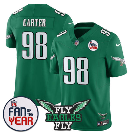 Custom Philadelphia Eagles "Fan Of The Year" Jersey - All Stitched