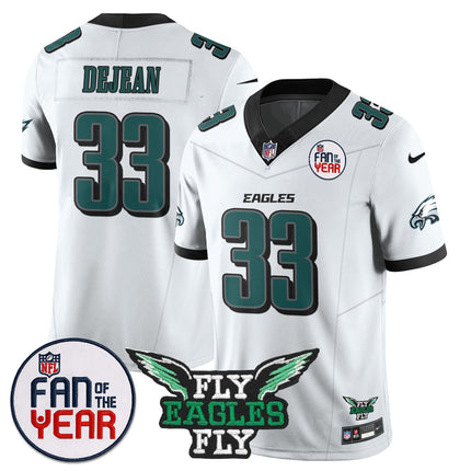Custom Philadelphia Eagles "Fan Of The Year" Jersey - All Stitched
