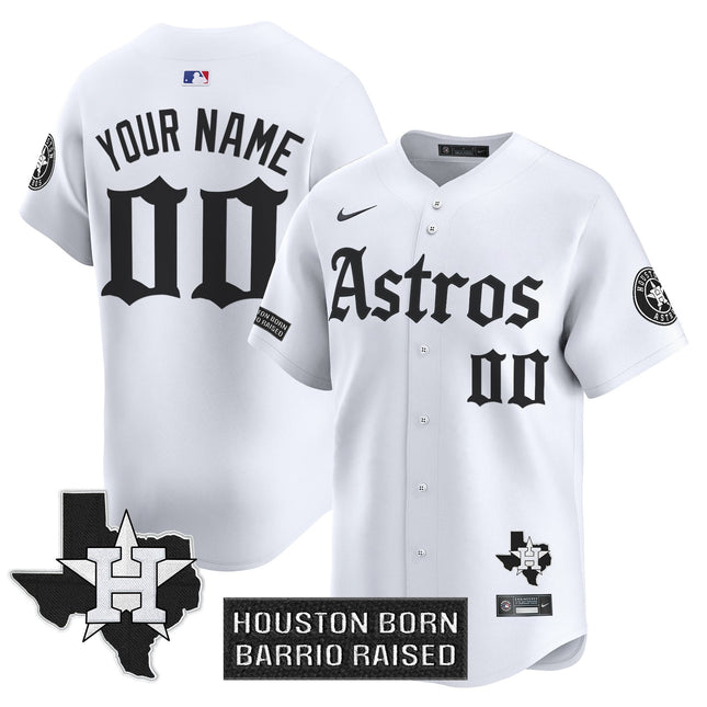 Houston Astros 'Gothic Edition' Vapor Premier Limited Custom Jersey - All Stitched