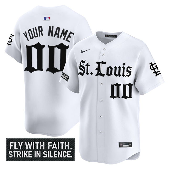 St. Louis Cardinals 'Gothic Legacy Edition' Vapor Premier Limited Custom Jersey - All Stitched
