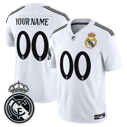 Real Madrid 2025 Soccer x Football Vapor Limited Custom Jersey - All stitched