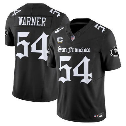 Women's San Francisco 49ers 'Gothic Edition' Vapor Limited Jersey V2 - All Stitched