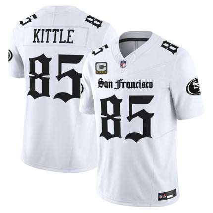 Women's San Francisco 49ers 'Gothic Edition' Vapor Limited Jersey V2 - All Stitched