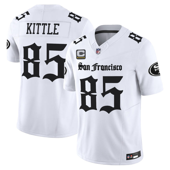 Women's San Francisco 49ers 'Gothic Edition' Vapor Limited Jersey V2 - All Stitched