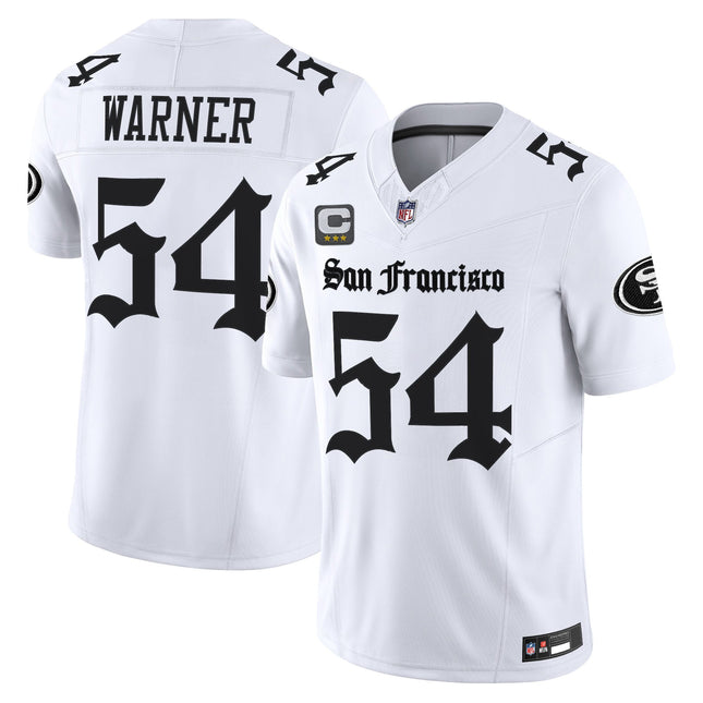 Women's San Francisco 49ers 'Gothic Edition' Vapor Limited Jersey V2 - All Stitched