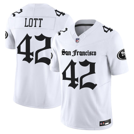 Women's San Francisco 49ers 'Gothic Edition' Vapor Limited Jersey V2 - All Stitched