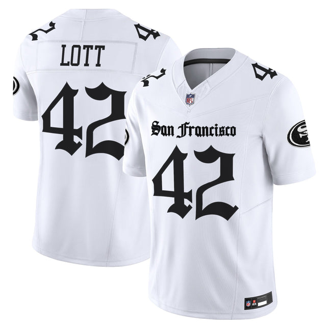 Women's San Francisco 49ers 'Gothic Edition' Vapor Limited Jersey V2 - All Stitched
