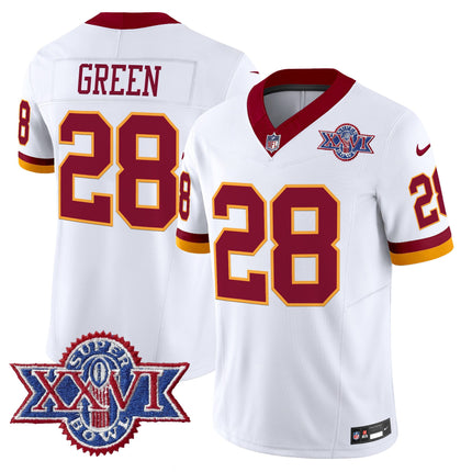 Washington Commanders Throwback 1992 Super Bowl XXVI Patch Vapor Limited Jersey - All Stitched
