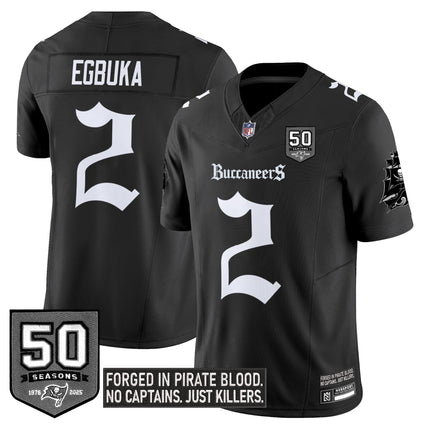Men's Tampa Bay Buccaneers 'Gothic Pirate Shadows Edition' Limited Jersey V3 - All Stitched