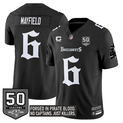Men's Tampa Bay Buccaneers 'Gothic Pirate Shadows Edition' Limited Jersey V3 - All Stitched