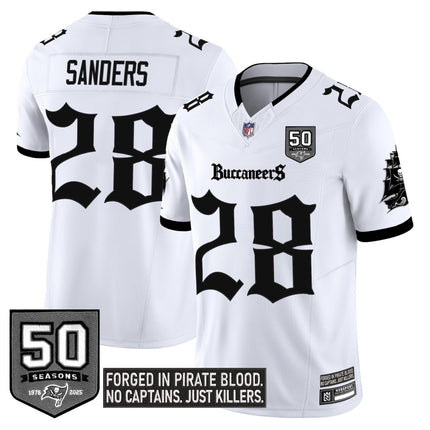 Women's Tampa Bay Buccaneers 'Gothic Pirate Shadows Edition' Limited Jersey V3 - All Stitched