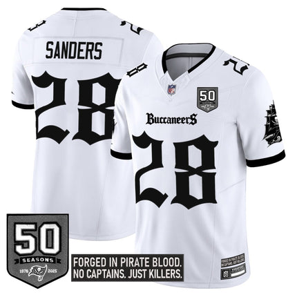Youth's Tampa Bay Buccaneers 'Gothic Pirate Shadows Edition' Limited Jersey V3 - All Stitched