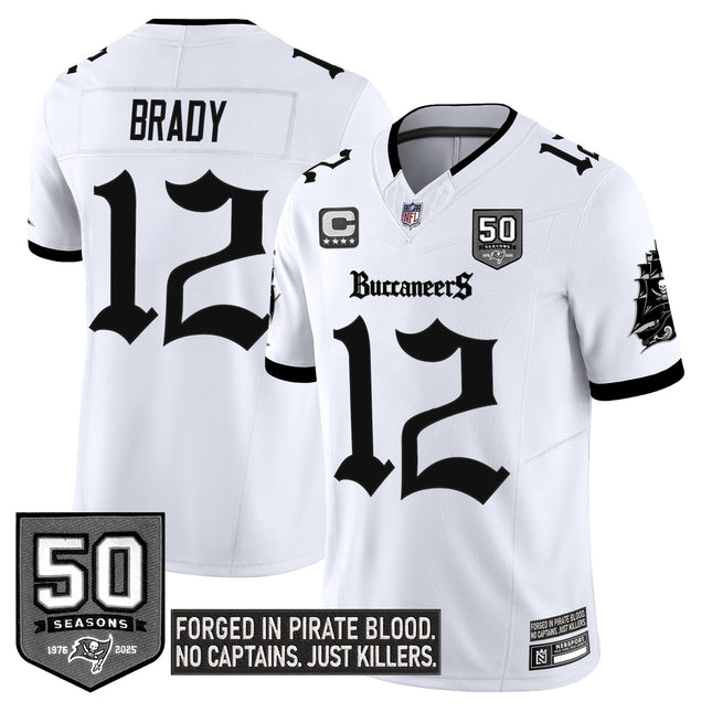 Women's Tampa Bay Buccaneers 'Gothic Pirate Shadows Edition' Limited Jersey V3 - All Stitched