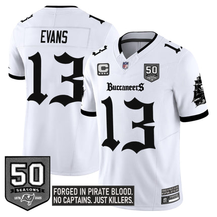 Women's Tampa Bay Buccaneers 'Gothic Pirate Shadows Edition' Limited Jersey V3 - All Stitched