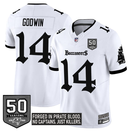 Men's Tampa Bay Buccaneers 'Gothic Pirate Shadows Edition' Limited Jersey V3 - All Stitched