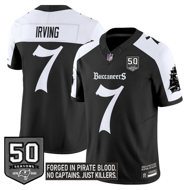 Youth's Tampa Bay Buccaneers 'Gothic Pirate Shadows Edition' Limited Jersey V3 - All Stitched