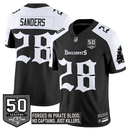 Youth's Tampa Bay Buccaneers 'Gothic Pirate Shadows Edition' Limited Jersey V3 - All Stitched