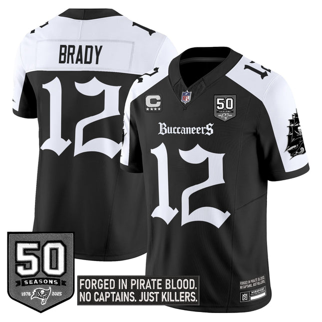 Women's Tampa Bay Buccaneers 'Gothic Pirate Shadows Edition' Limited Jersey V3 - All Stitched