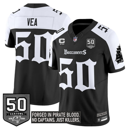 Men's Tampa Bay Buccaneers 'Gothic Pirate Shadows Edition' Limited Jersey V3 - All Stitched