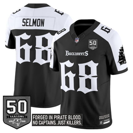 Men's Tampa Bay Buccaneers 'Gothic Pirate Shadows Edition' Limited Jersey V3 - All Stitched