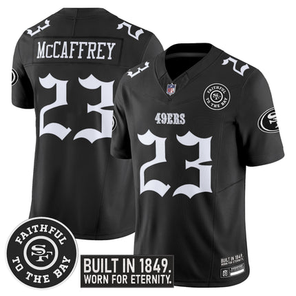 Men's San Francisco 49ers 'Fog City Gothic Edition' Vapor Limited Jersey V2 - All Stitched