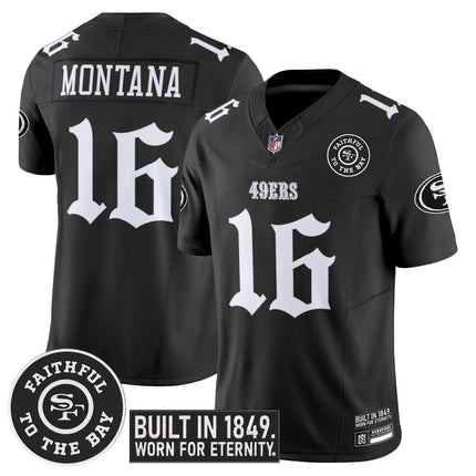 Men's San Francisco 49ers 'Fog City Gothic Edition' Vapor Limited Jersey V2 - All Stitched