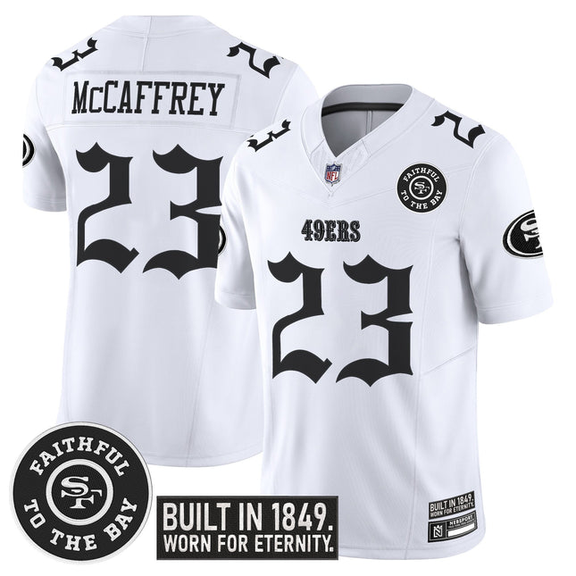 Men's San Francisco 49ers 'Fog City Gothic Edition' Vapor Limited Jersey V2 - All Stitched