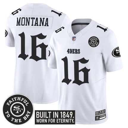 Men's San Francisco 49ers 'Fog City Gothic Edition' Vapor Limited Jersey V2 - All Stitched