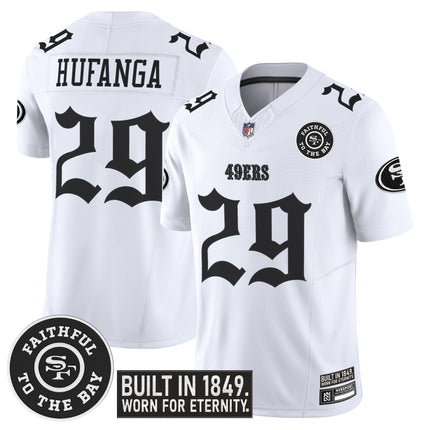 Men's San Francisco 49ers 'Fog City Gothic Edition' Vapor Limited Jersey V2 - All Stitched