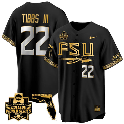 Men's Florida State Seminoles 2024 College World Series Vapor Premier Limited Jersey V2 - All Stitched