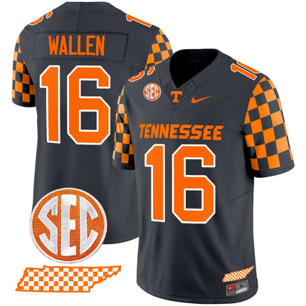 Men's Tennessee Volunteers 2024 Checkerboard Vapor Limited Jersey - All Stitched