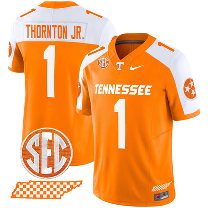 Men's Tennessee Volunteers 2024 Checkerboard Vapor Limited Jersey - All Stitched