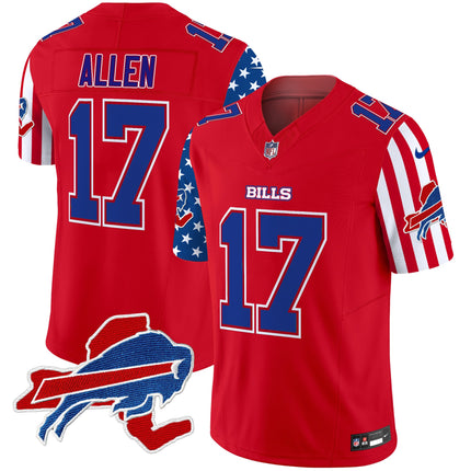 Men's Bills American Style Vapor Limited Jersey - All Stitched