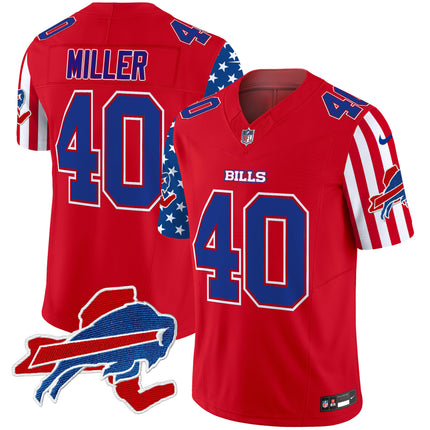 Men's Bills American Style Vapor Limited Jersey - All Stitched
