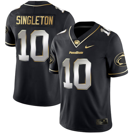 Men's Nittany Lions Black Limited & Gold Vapor Jersey - All Stitched