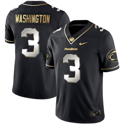 Men's Nittany Lions Black Limited & Gold Vapor Jersey - All Stitched