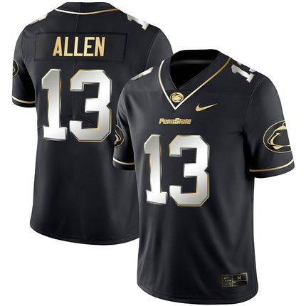 Men's Nittany Lions Black Limited & Gold Vapor Jersey - All Stitched
