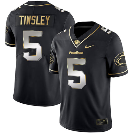 Men's Nittany Lions Black Limited & Gold Vapor Jersey - All Stitched