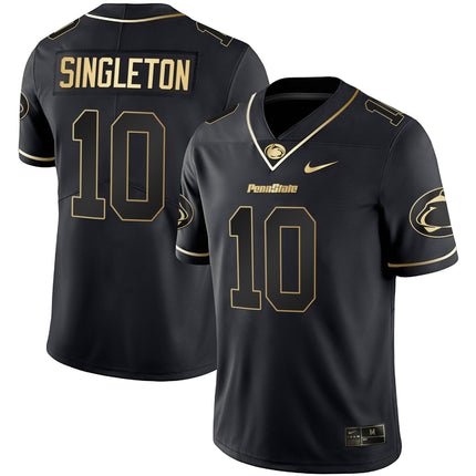 Men's Nittany Lions Black Limited & Gold Vapor Jersey - All Stitched