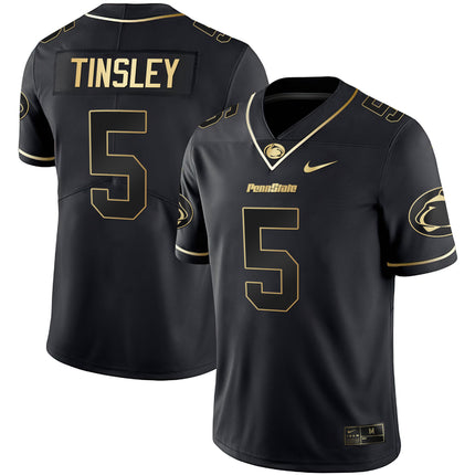 Men's Nittany Lions Black Limited & Gold Vapor Jersey - All Stitched