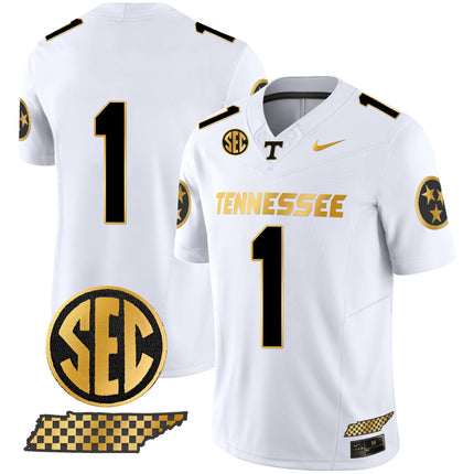 Men's Tennessee Volunteers 2024 Gold Vapor Premier Limited Jersey - All Stitched