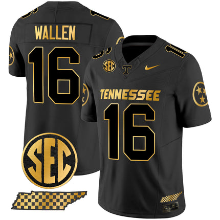 Men's Tennessee Volunteers 2024 Gold Vapor Premier Limited Jersey - All Stitched